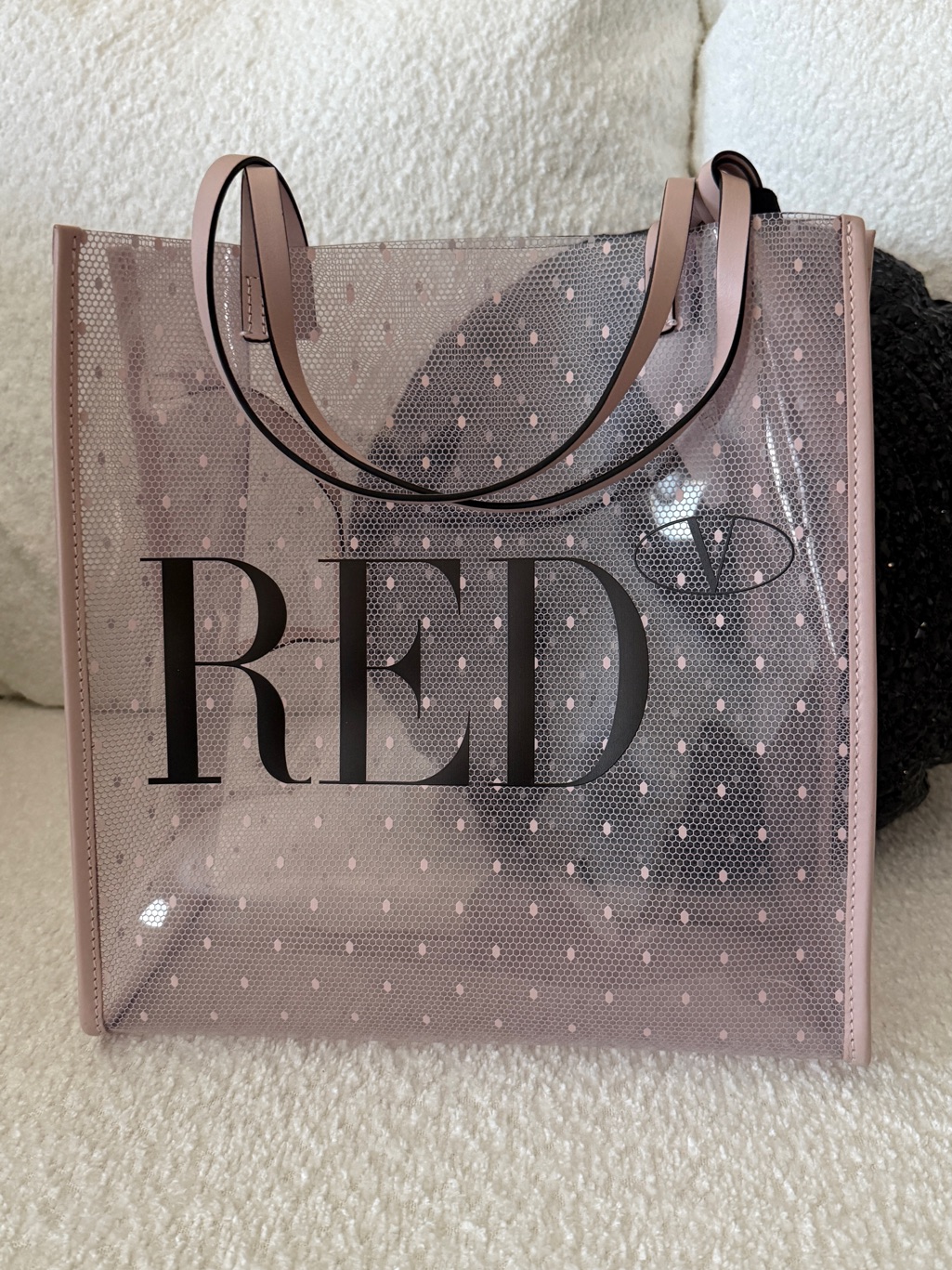 Valentino Clear Tote Bag